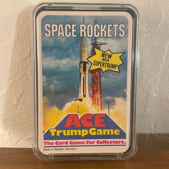 Vintage ACE Top Trumps Rare- SPACE ROCKETS - Picture 1 of 2